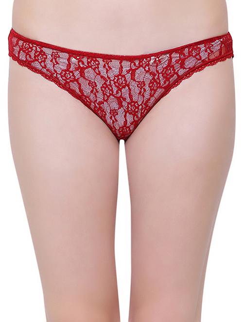 solid red hosery panty - 14901529 - Standard Image - 1