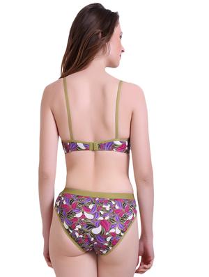 set of 2 multi colored bra and panty set - 14901739 - Standard Image - 3