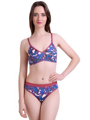 set of 2 multi colored bra and panty set - 14901739 - Standard Image - 4