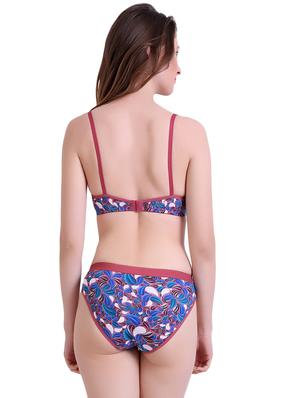 set of 2 multi colored bra and panty set - 14901739 - Standard Image - 5