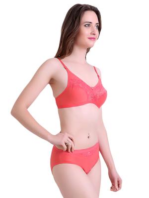 pink hosery bra and panty set - 14901741 - Standard Image - 2