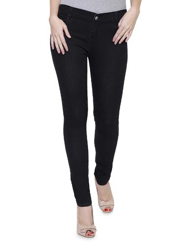 solid black denim jeans - 14901851 - Very Small Image - 1