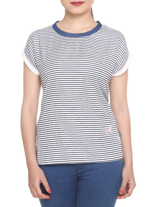 blue striped tee - 14902298 - Standard Image - 1