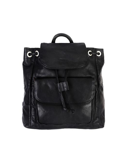 black leather fashion backpack - 14902311 - Very Small Image - 1