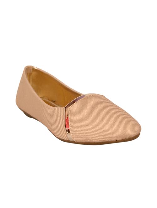 beige faux leather slip on ballerina - 14902408 - Standard Image - 1