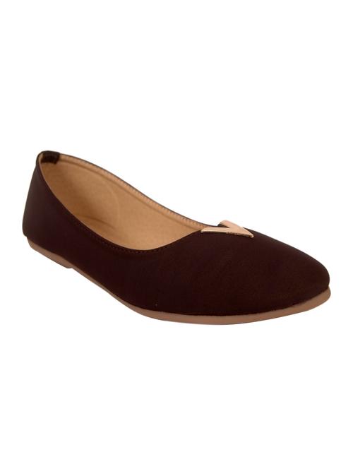 black faux leather slip on ballerina - 14902423 - Standard Image - 1