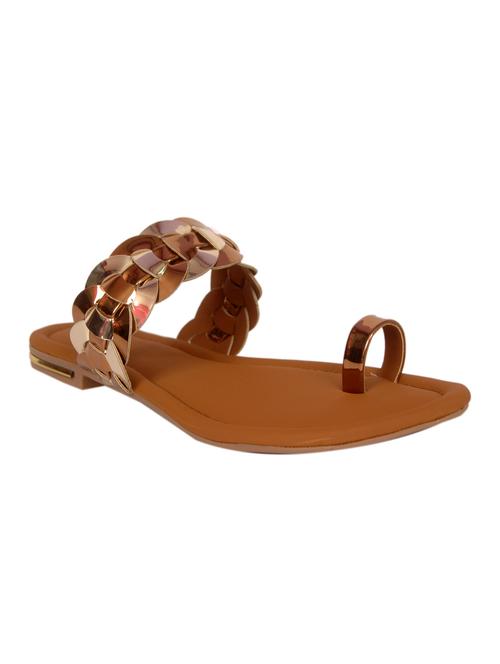 brown one toe sandal - 14902430 - Standard Image - 1
