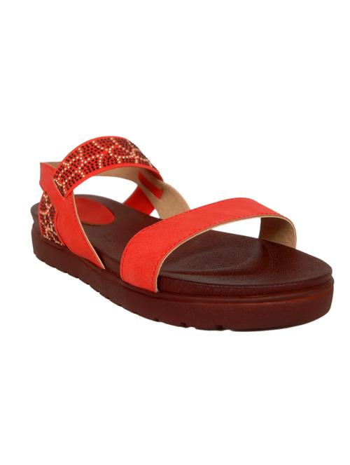 red flatforms sandal - 14902437 - Standard Image - 1