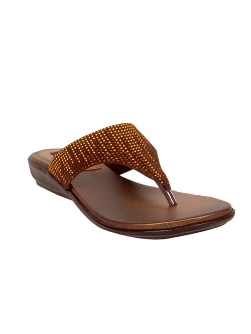 brown toe separator sandal - 14902439 - Standard Image - 1
