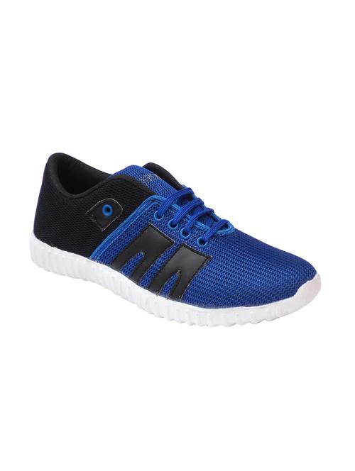 blue Mesh lace up sport shoe - 14902452 - Standard Image - 1