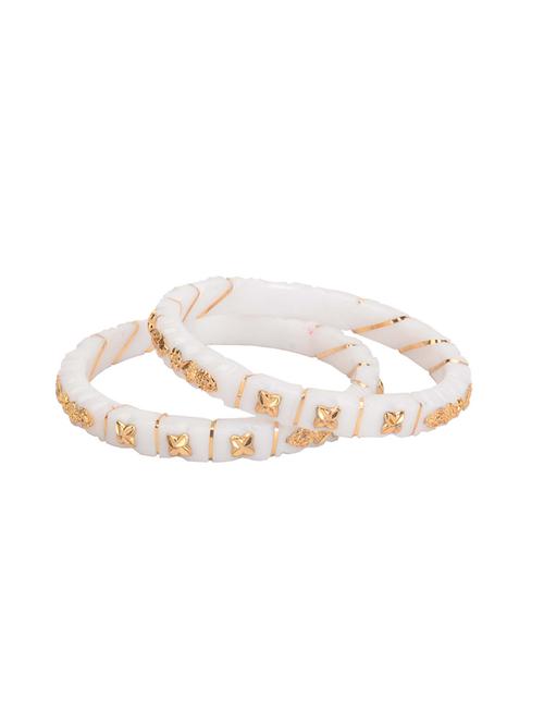 white brass bangle - 14902548 - Very Small Image - 1