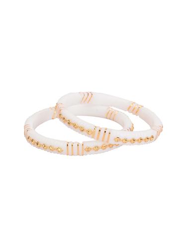 white brass bangle - 14902552 - Very Small Image - 1