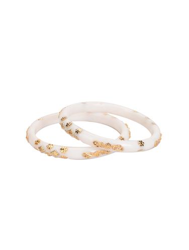 white brass bangle - 14902554 - Very Small Image - 1