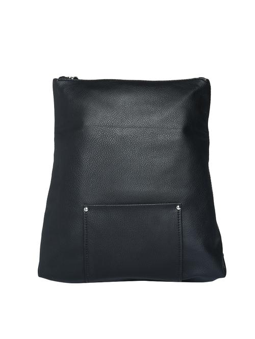 black leatherette fashion backpack - 14902624 - Very Small Image - 1