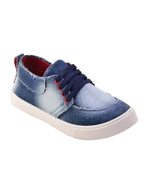 blue Denim lace up sneaker - 14902637 - Very Small Image - 1