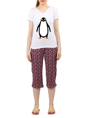 multi colored nightwear capri set - 14902822 - Very Small Image - 1