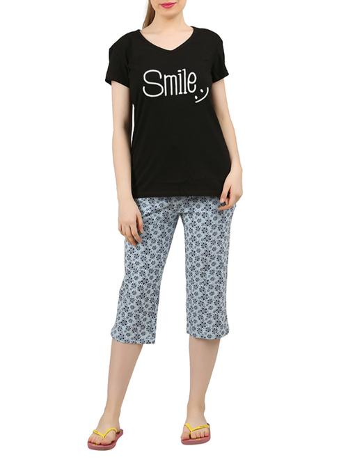 multi colored nightwear capri set - 14902859 - Very Small Image - 1