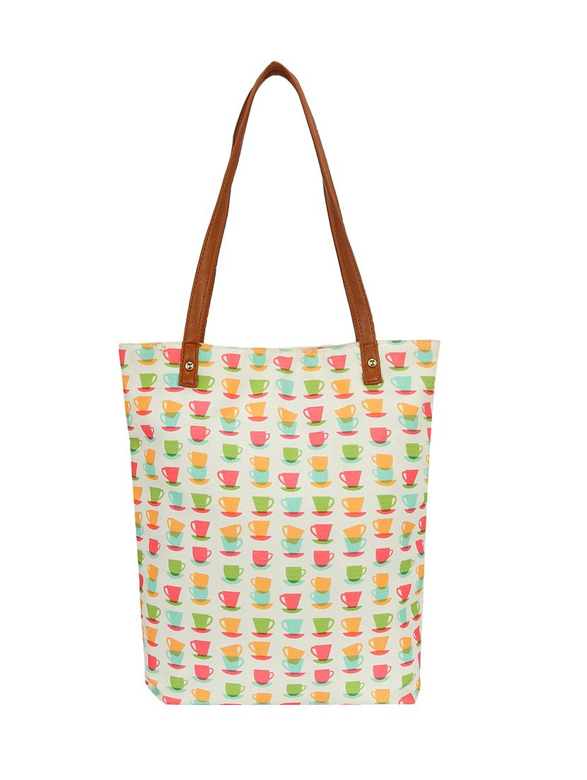 white canvas regular shopping bag - 14902951 - Zoom Image - 2