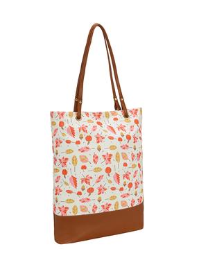 white canvas regular shopping bag - 14902954 - Standard Image - 4