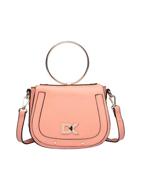 pink leatherette regular sling bag - 14902967 - Standard Image - 1