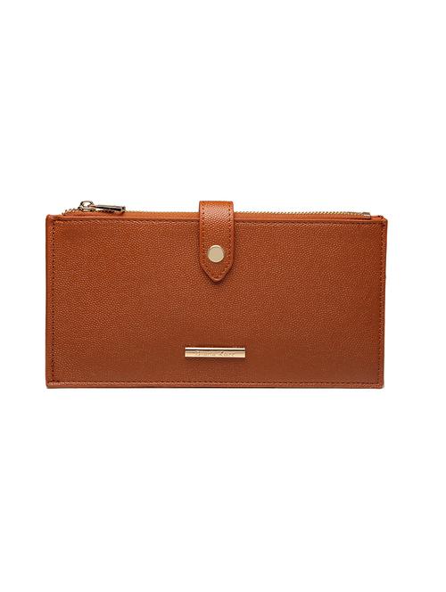 brown leatherette wallet - 14902984 - Standard Image - 1