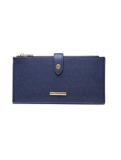 blue leatherette wallet - 14902987 - Standard Image - 1