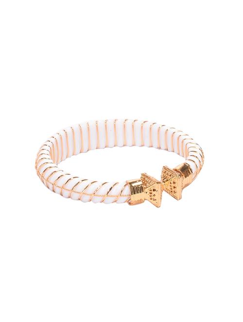 White Shakha & Pola Bangles - 14903086 - Very Small Image - 1