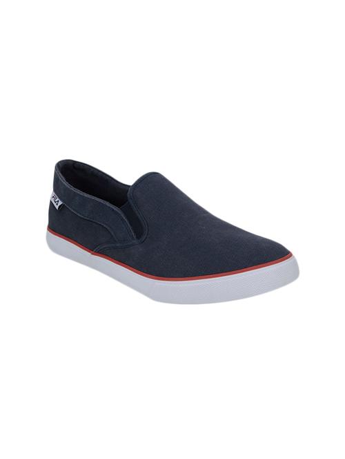 navy Canvas casual slipon - 14903285 - Standard Image - 1