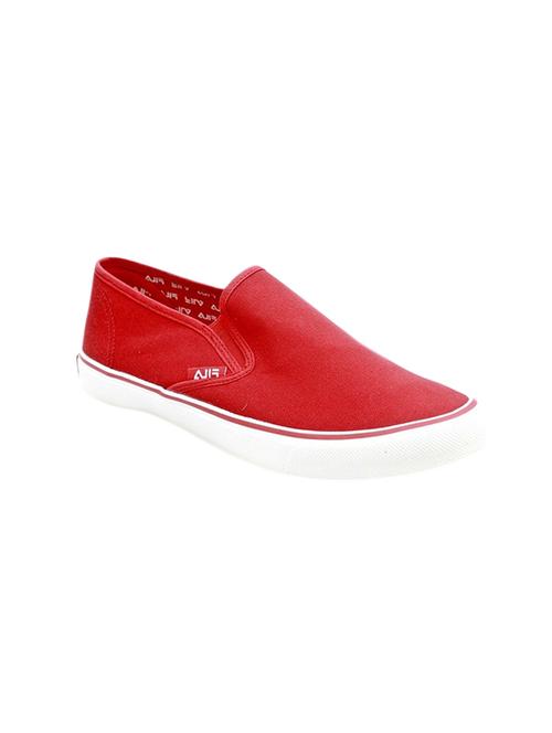 red Canvas casual slipon - 14903299 - Standard Image - 1