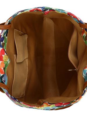 multi colored canvas regular tote - 14903383 - Standard Image - 3