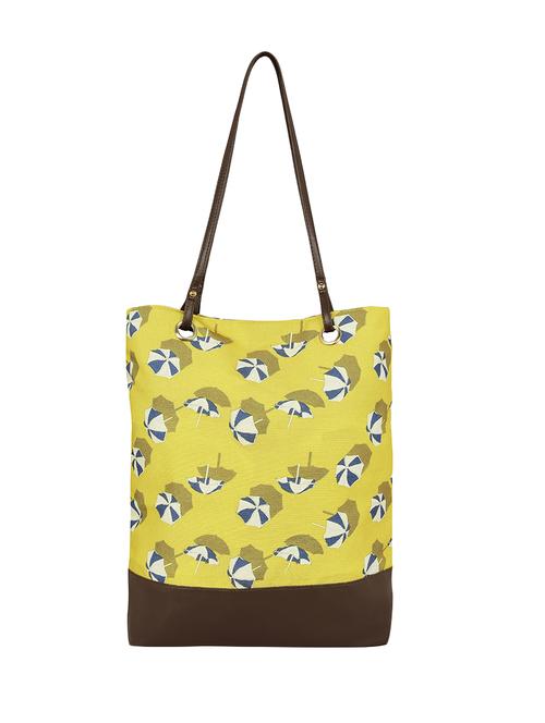 yellow canvas regular tote - 14903390 - Standard Image - 1
