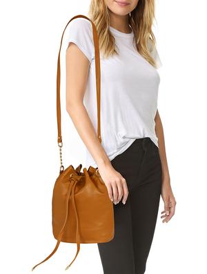 brown leatherette regular sling bag - 14903396 - Standard Image - 5