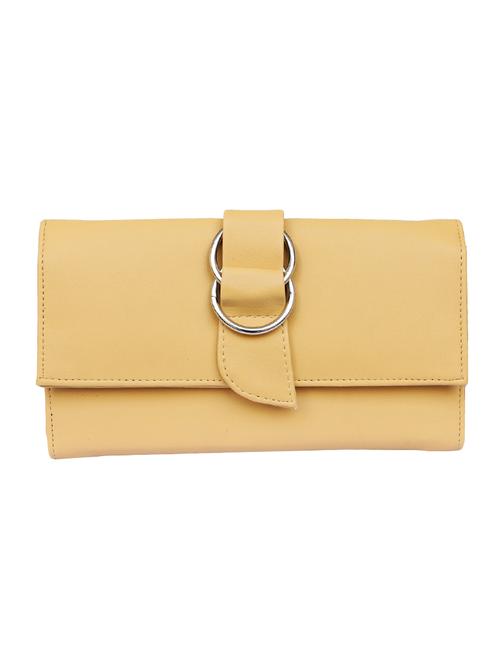 beige leatherette (pu) ethnic clutch - 14903418 - Standard Image - 1