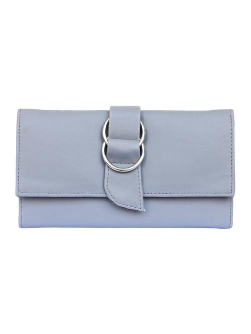 grey leatherette (pu) ethnic clutch - 14903419 - Standard Image - 1