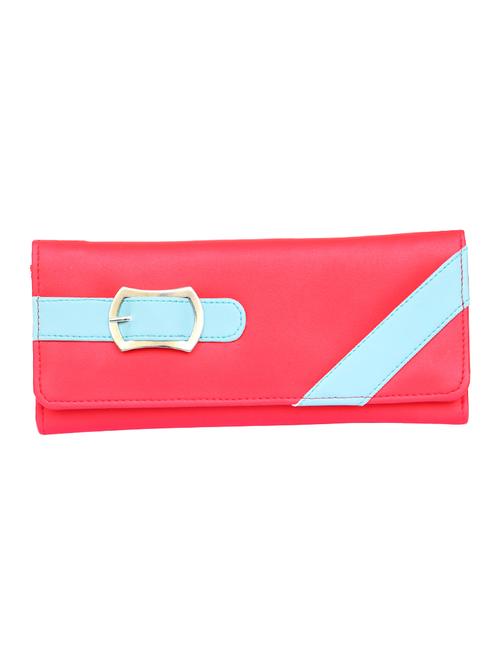 red leatherette (pu) ethnic clutch - 14903420 - Standard Image - 1