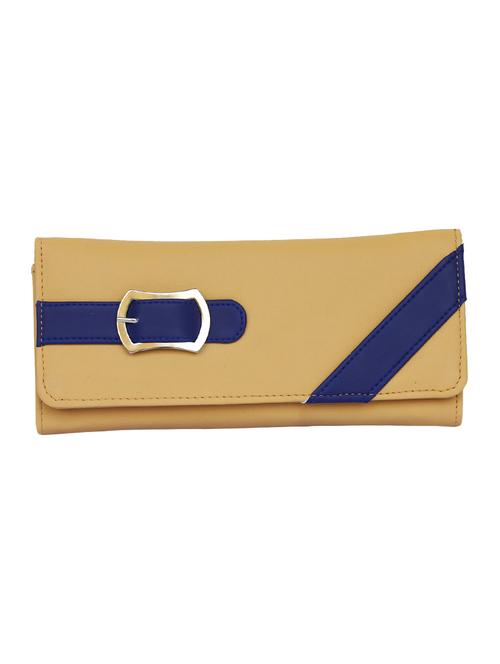 beige leatherette (pu) ethnic clutch - 14903423 - Standard Image - 1