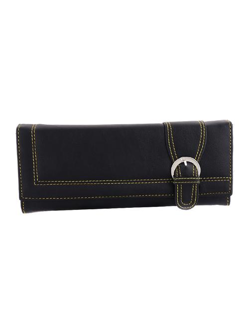 black leatherette clutch - 14903429 - Standard Image - 1
