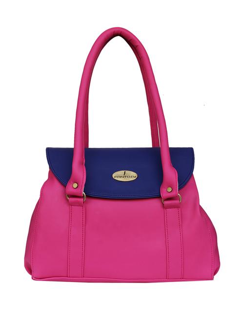 pink leatherette regular handbag - 14903456 - Standard Image - 1