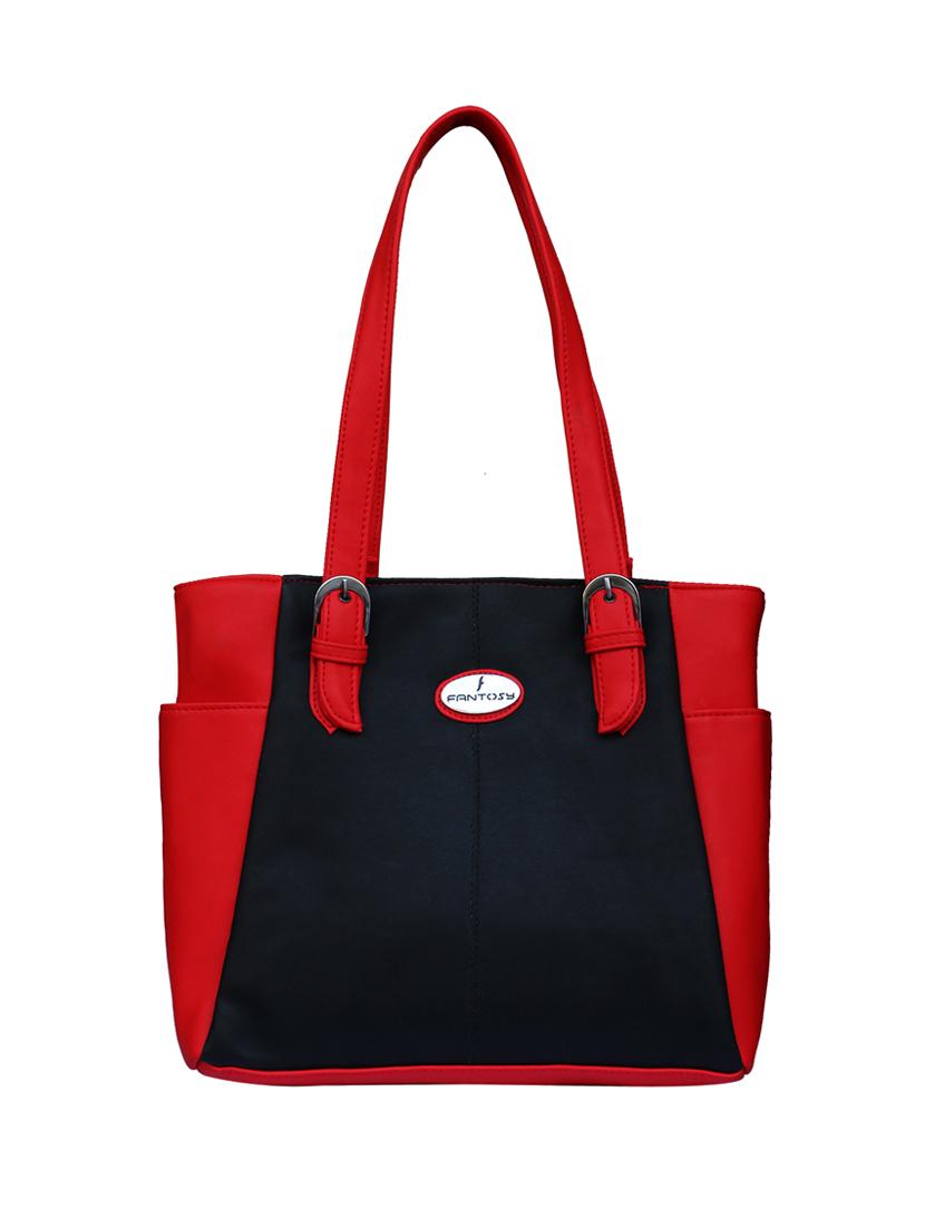red leatherette regular handbag - 14903461 - Zoom Image - 1