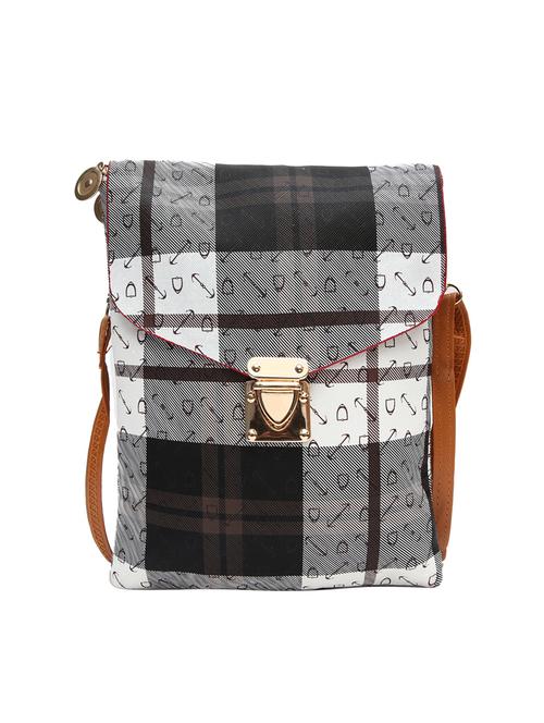 black leatherette regular sling bag - 14903556 - Very Small Image - 1