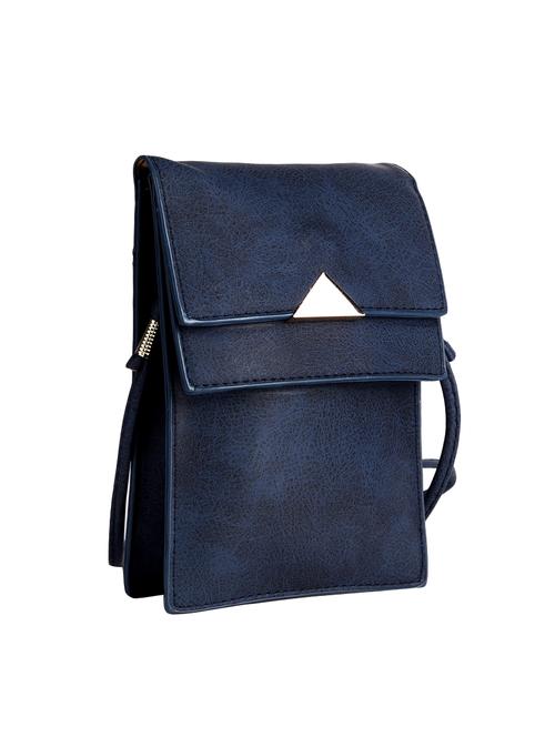 blue leatherette regular sling bag - 14903568 - Very Small Image - 1