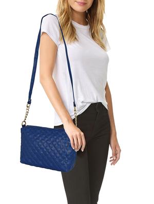 blue leatherette regular sling bag - 14903588 - Standard Image - 5