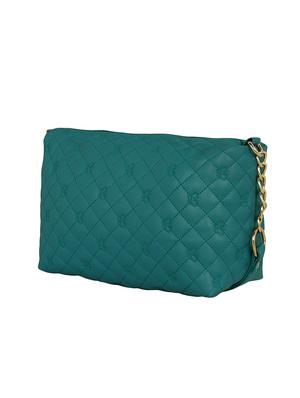 green leatherette regular sling bag - 14903593 - Standard Image - 4