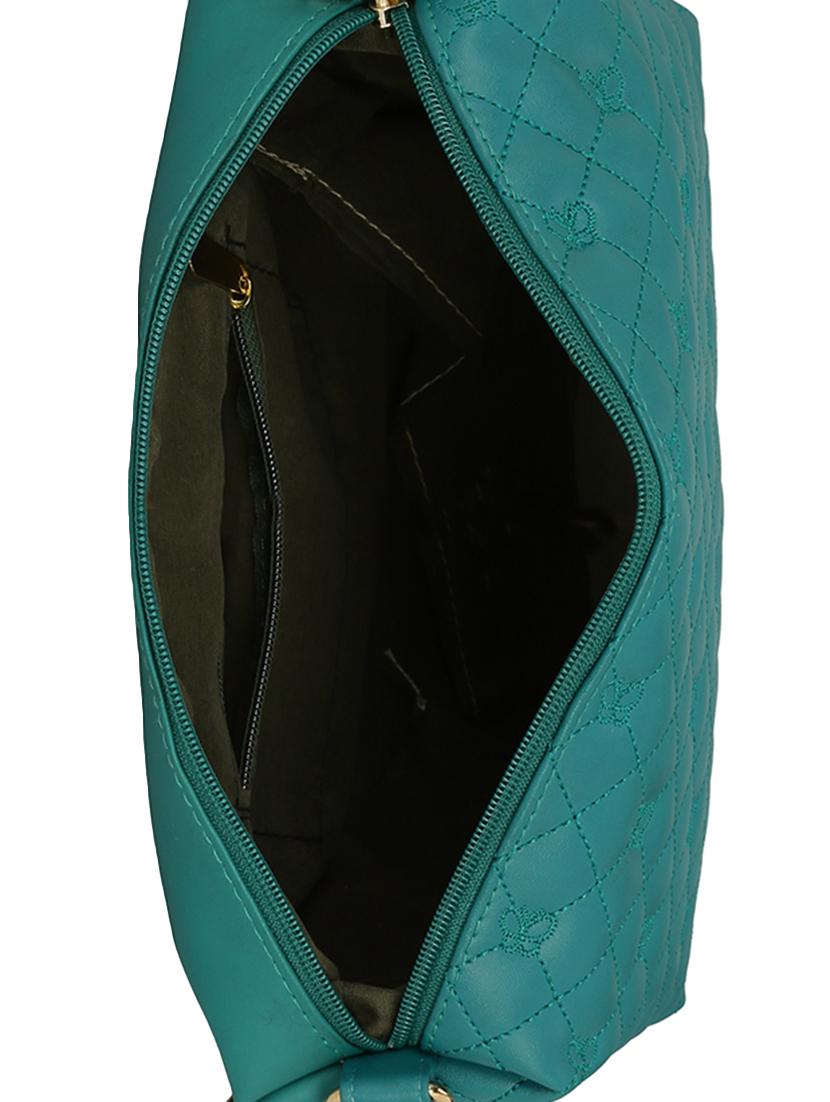 green leatherette regular sling bag - 14903593 - Zoom Image - 3