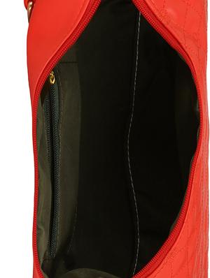 red leatherette regular sling bag - 14903595 - Standard Image - 3