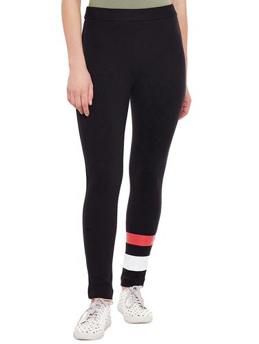 black cotton jeggings - 14904086 - Very Small Image - 1