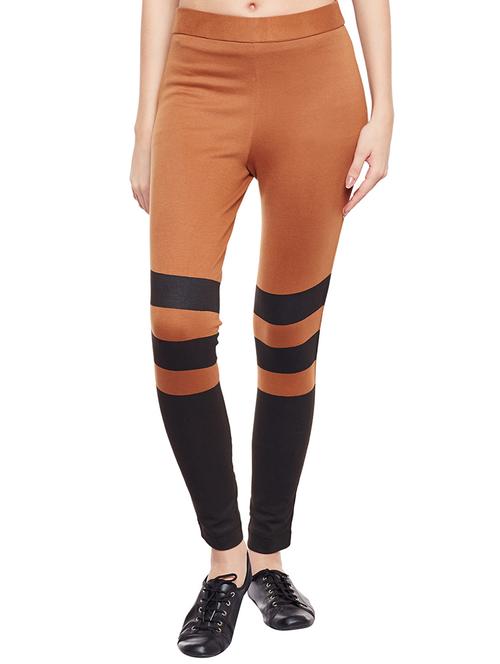 multicolored color block jeggings - 14904096 - Very Small Image - 1