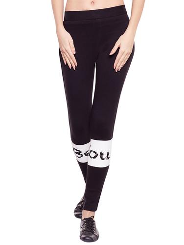 black cotton jeggings - 14904098 - Very Small Image - 1