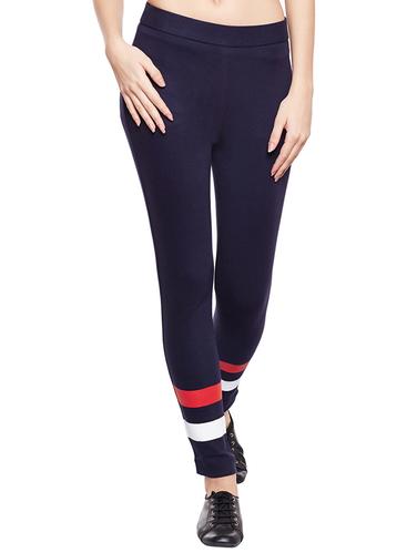 navy blue cotton jeggings - 14904106 - Very Small Image - 1