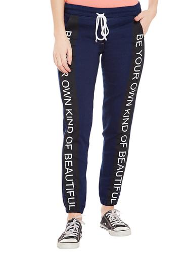 blue cotton printed jogger - 14904299 - Very Small Image - 1